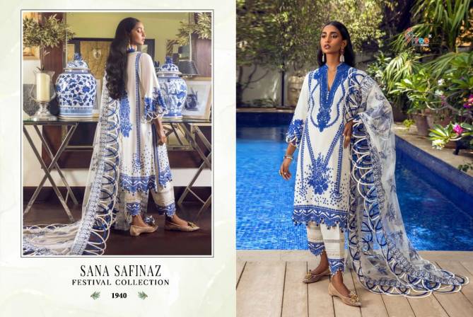 Sana Safinaz Festival Wear Collection Printed Cotton Pakistani Salwar Kameez